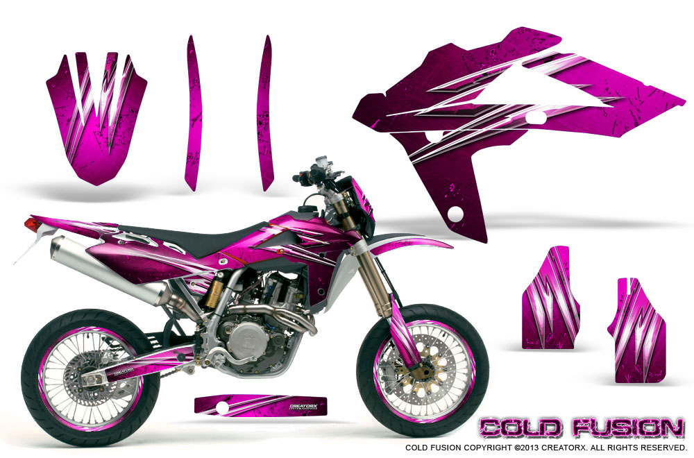 Husqvarna SMR 05-07 Graphics Kit Cold Fusion Pink NP Rims